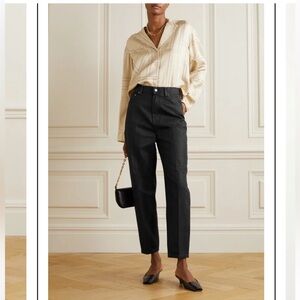 TOTEME Jeans Coated High-Rise Tapered Mid Regular 29 NWT Authentic❤️